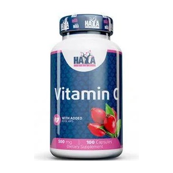 Haya Labs Витамин C with Rose Hips 500mg / 100 капсули, 130
