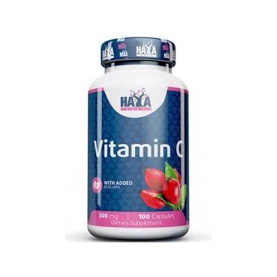 Haya Labs Витамин C with Rose Hips 500mg / 100 капсули, 130