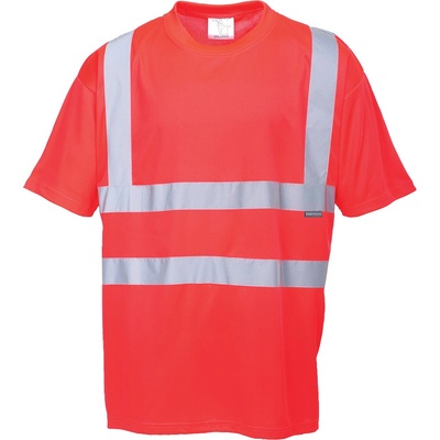 Portwest hi-vis s478 / Светлоотразителна функционална риза - hv червена xxl (s478rerxxl)