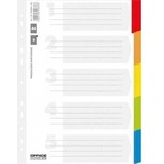Office Products Herlitz CARDBOARD BLADES 1 - 5 A4 WITH LAMINATED INDEXES