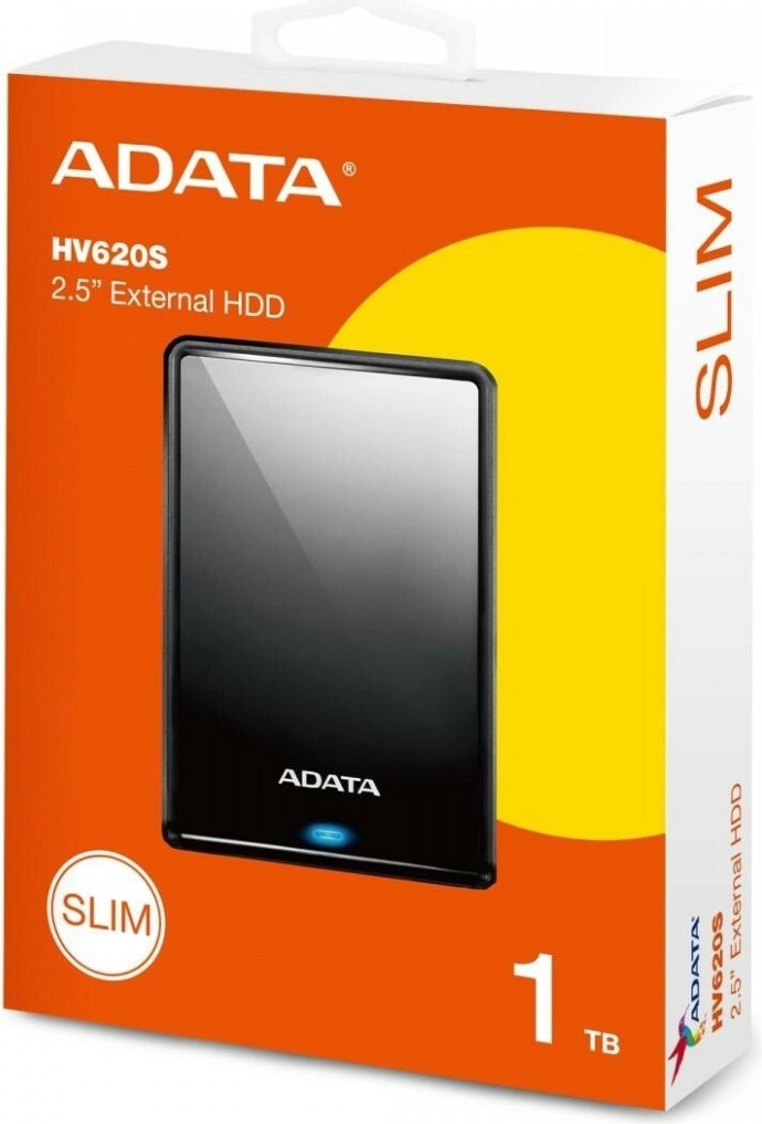 ADATA HV620S 外付HDD 1TB AHV620S-1TU31-CBK ADATA AHV620S-1TU3-CBK 1TB HV620S Slim External Hard Drive 2.5 USB