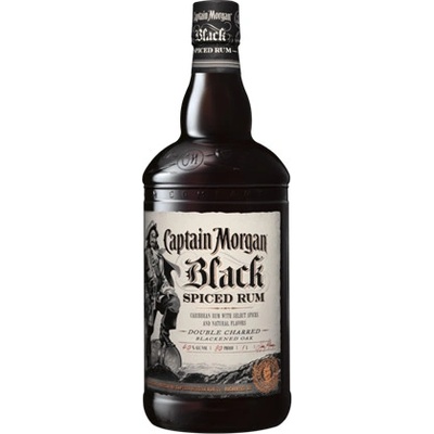 Captain Morgan Black Spiced 40% 1 l (holá láhev)