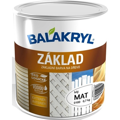 Balakryl Farba Základ drevo 0100 0,7kg