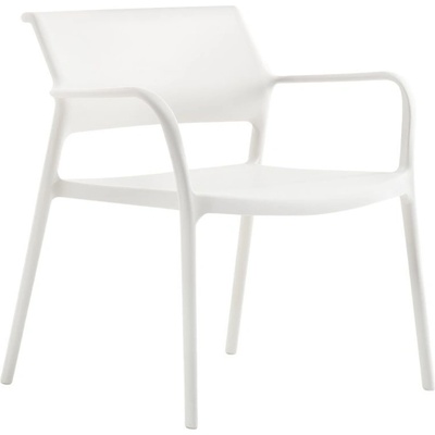 Pedrali Bílé plastové křeslo Ara 316