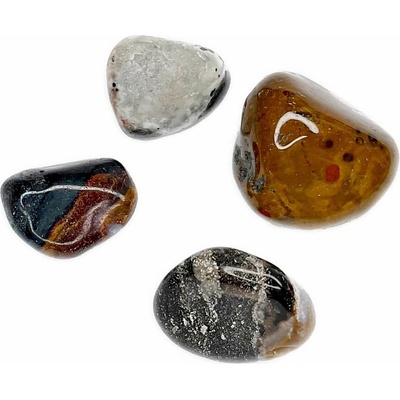 Nefertitis Sardonyx tromlovaný kámen - L - cca 2,5 - 3 cm