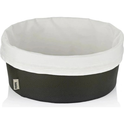 Kela Košík na chleba Grana PU kůže černá 11,0cm 28,0cm