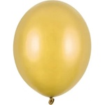 PartyDeco Балон златен металик 23 см
