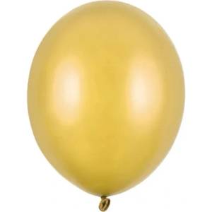 PartyDeco Балон златен металик 23 см