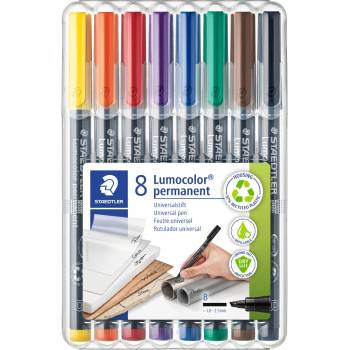 STAEDTLER Комплект маркери Staedtler Lumocolor 314 OHP B, 8 цвята (32735-А)