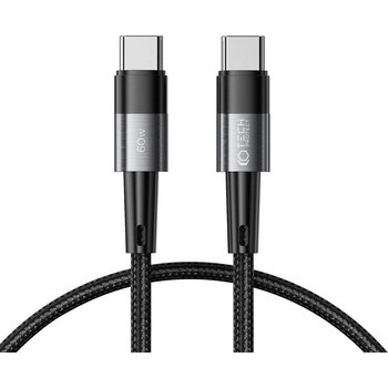 Tech-Protect Кабел за зареждане USB-C / USB-C с PD 60W / 3A от Tech-Protect Ultraboost 25см - сив (9490713933923)