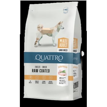 Quatro Maxi Adult Poultry -Пълноценна суха храна за израснали кучета от големи породи с птиче месо 12 кг