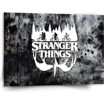 Sablio Obraz Stranger Things White - 150x110 cm