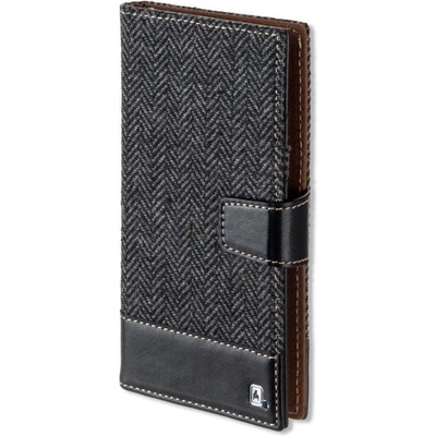 4smarts Ultimag Wallet Milano Case - универсален кожен калъф с магнитно захващане за смартфони до 5.8 инча (черен)