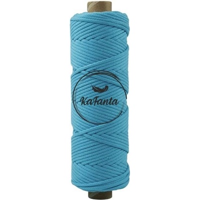 Bavlnená šnúra KaFanta 5 mm PREMIUM - aqua