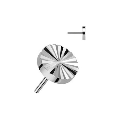 Šperky4U ozdobná část k Push In piercingu titan TIT1244-TI