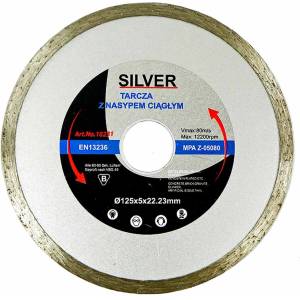 Silver Диамантен режещ диск 115 мм с непрекъснат ръб 67304 (s10230)