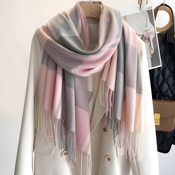 HARAHU Шал me-33769 - Розов kp33769 (me-33769)