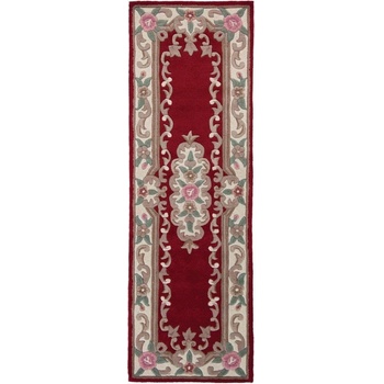 Flair Rugs Червен вълнен килим , 67 x 210 cm Aubusson - Flair Rugs (503119328732)