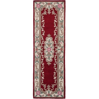 Flair Rugs Червен вълнен килим , 67 x 210 cm Aubusson - Flair Rugs (503119328732)