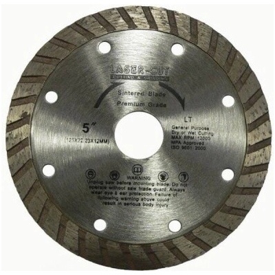 Kedas Diamantový řezný turbo kotouč 125 x 22,2 x 2,4 mm L00117