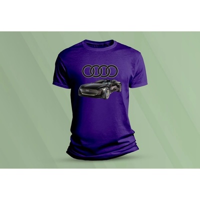 Sandratex dětské bavlněné tričko Audi Skysphere Concept. purpurová