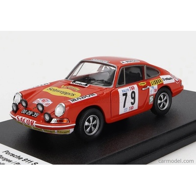 Trofeu Porsche Coupe N 79 Rally Tap 1972 A.borges P.garcia Red 1:43