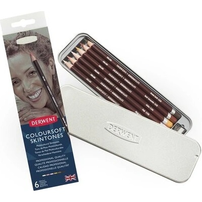 Derwent 2300217 Coloursoft Skintone 6 ks
