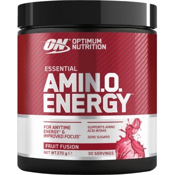 Optimum Nutrition AmiNO Energy | EAA & Glutamine with Energy & Focus Blend [270 грама] Плодов Пунш