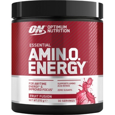 Optimum Nutrition AmiNO Energy | EAA & Glutamine with Energy & Focus Blend [270 грама] Плодов Пунш