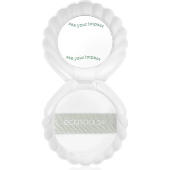 EcoTools Sea Gems Pearl Puff + Case козметично огледалце с пухче