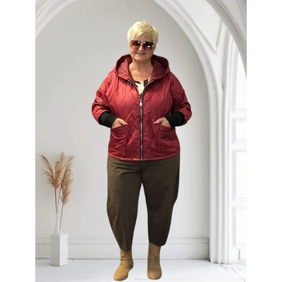 Verona podzimní dámská bunda bordo