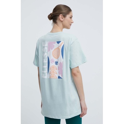 Ellesse Памучна тениска Ellesse Fortunata T-Shirt в тюркоазено (SGV20246)