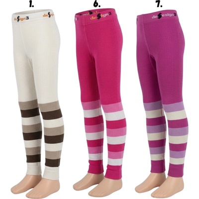 Design Socks dětské punčocháče s proužkem