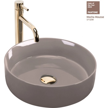 Rea Умивалник за плот Rea Sami Beige Shiny (REA-U6382)