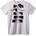 NOONEBRAND Тениска с членовете на The Strokes - 7XL, White