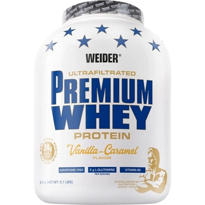 Weider Premium Whey Protein [2300 грама] Ванилия с карамел
