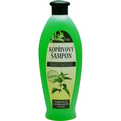 Herbavera Kopřivový šampon na poškodené vlasy 550 ml