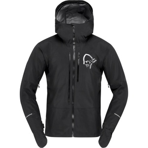 Norrøna Мъжко водоустойчиво яке за колоездене Norrøna Fjørå GORE-TEX Pro Jacket Waterproof jacket - Caviar Black - размер S (051-1450-0111)