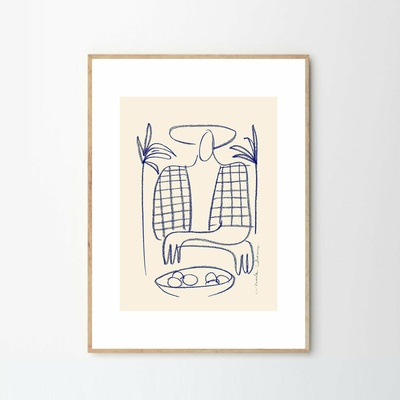 Moikka Plagát Dimanche by LouLou Avenue 50x70