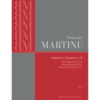 Smyčcový kvartet č. 5 Bohuslav Martinů