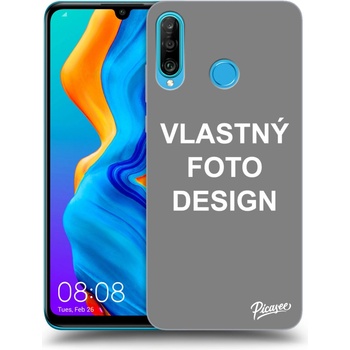 Púzdro Picasee silikónové Huawei P30 Lite Vlastné design/motiv čierne