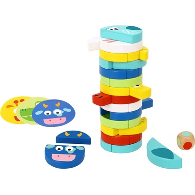 Tooky Toy Moja prvá hra Jenga Zvieratká