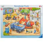 Ravensburger Пъзел Ravensburger от 40 части - Големи строителни машини (06120) - baby