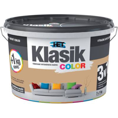Het Klasik Color maliarska farba 7+1 kg 0267 svetlá hnedá
