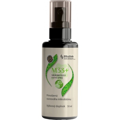 MikroVeda M33 Mikrobiotický ústny sprej 50 ml