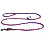 Hay Кучешка каишка Hay Braided с кука за закачане синьо-червена (AD865-E871-AL51)
