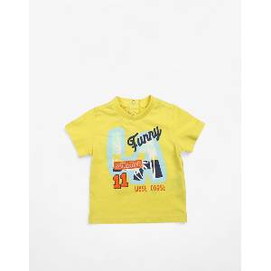 Chicco Boys Tee Medium Yellow - dress4less