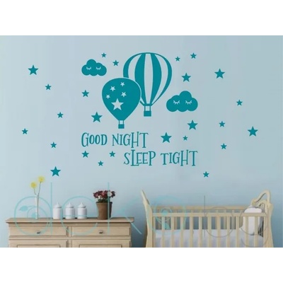 Балони със спящи облачета и звездички (1196)