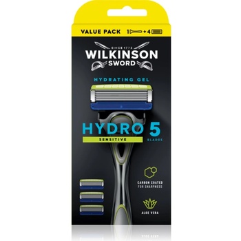 Wilkinson Sword Hydro5 Skin Protection Sensitive самобръсначка + резервни остриета 4 бр