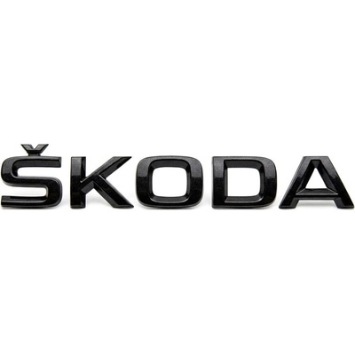 Škoda Auto Zadní nápis Škoda - Škoda Octavia III (2012 - 2020) černý BLACK MAGIC, originál